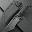 Cuchillo EDC Hoja AUS-10 G10 Mango Negro