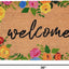 Felpudo bienvenida con rosas 24x36pulg