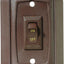 Placa pared interruptor individual 3.53x2.39pulg