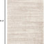 Alfombra sala 5'3x7'6 marfil beige moderna 2pulg