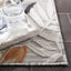 Alfombra exterior lavable 9x12ft gris marfil no pelusa