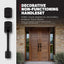 Set manija cerradura puerta delantera simulada negro mate