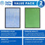 Filtros 4en1 HEPA purificador aire Puro²xygen P500 pack 2
