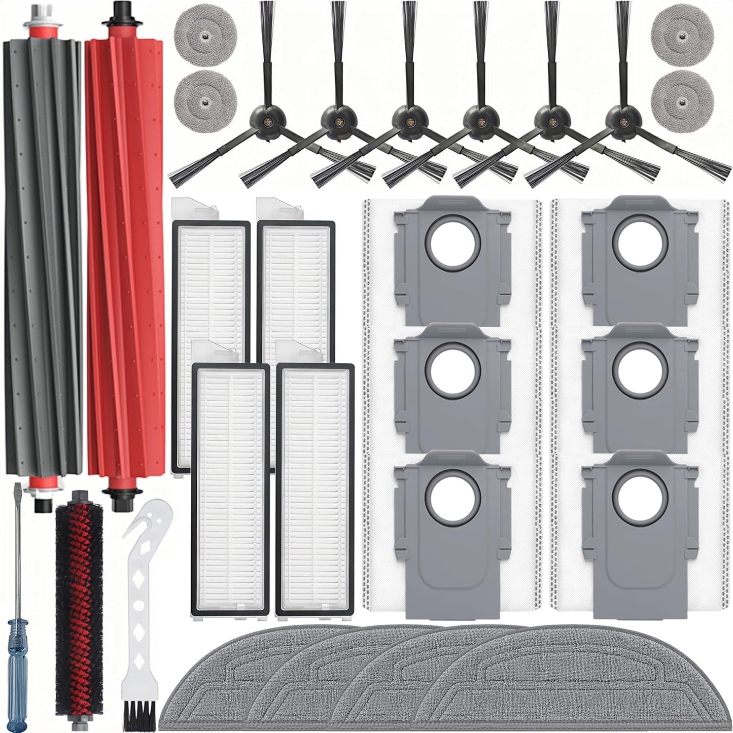 29 Accesorios Roborock S8 MaxV Cepillo Filtro HEPA