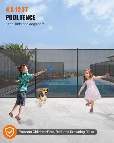 Valla piscina 4x12ft acero inox para patio trasero