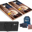 Tablas Cornhole 4x2 ft set 8 bolsas maíz funda transporte