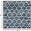 Alfombra área enrejada 8ft cuadrada azul/beige