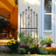 Enrejado jardín 70.8x25.6pulg material resistente rosas al aire