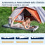 Colchón espuma memory para camping adultos plegable