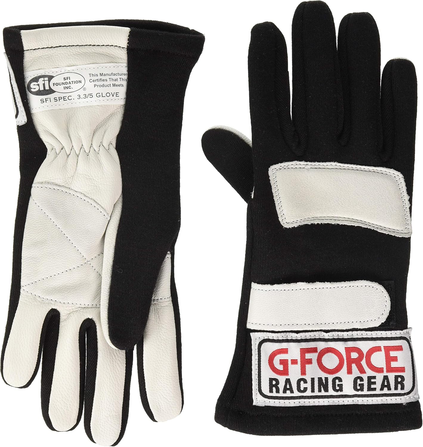 Guantes carreras junior talla pequeña color negro