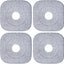 4 Pzas Almohadillas Microfibra 8.6pulg Absorbentes Comp Trapeador