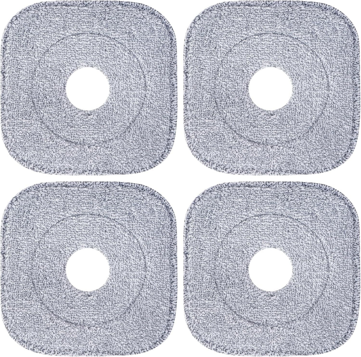 4 Pzas Almohadillas Microfibra 8.6pulg Absorbentes Comp Trapeador