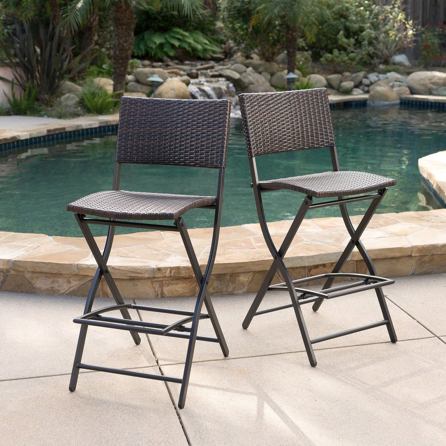 Set 2 muebles mimbre exterior Marinelli