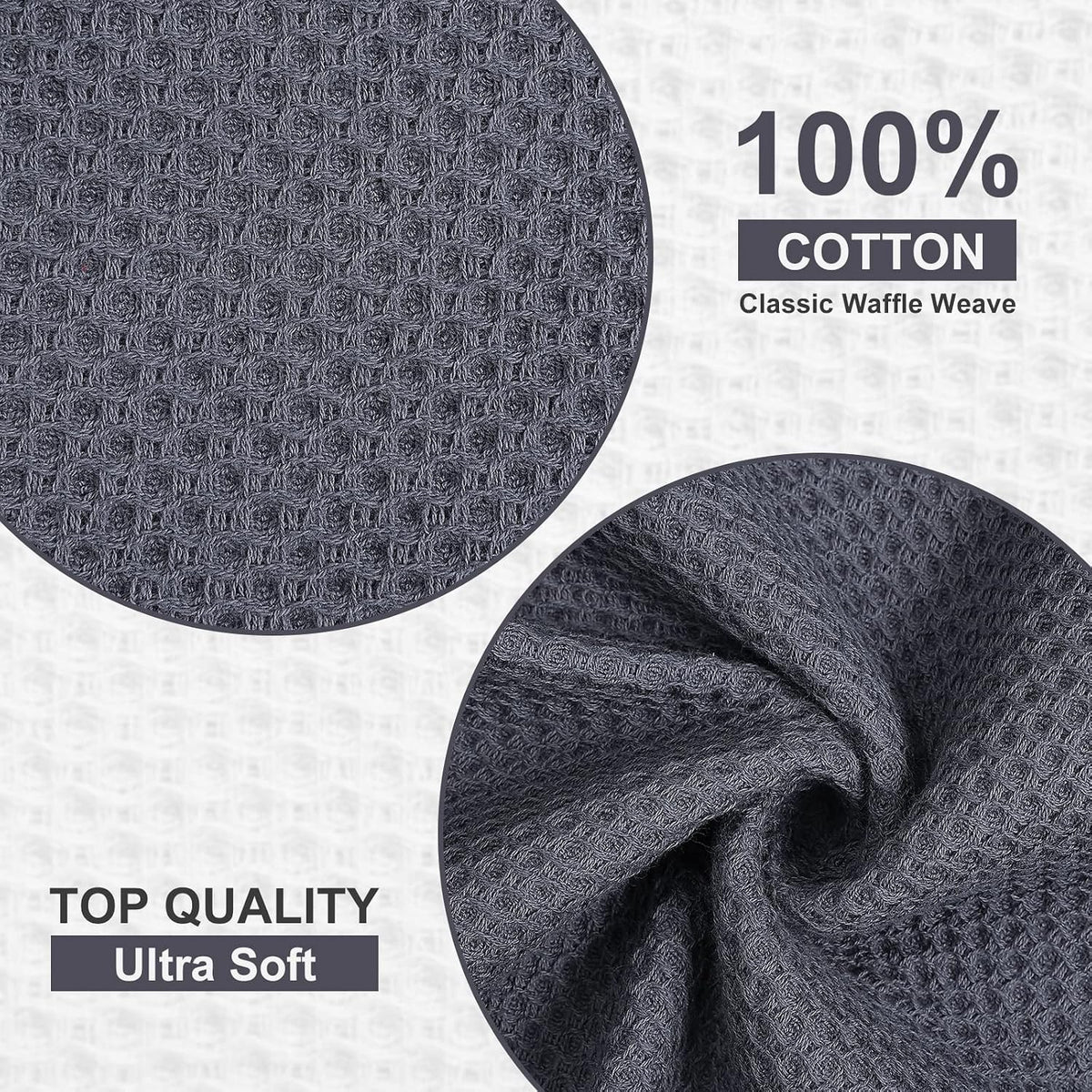 Paños cocina algodón tejido gofrado ultrasuave absorbente