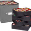 Caja almacenamiento Navidad 4 bandejas 64 bolas material