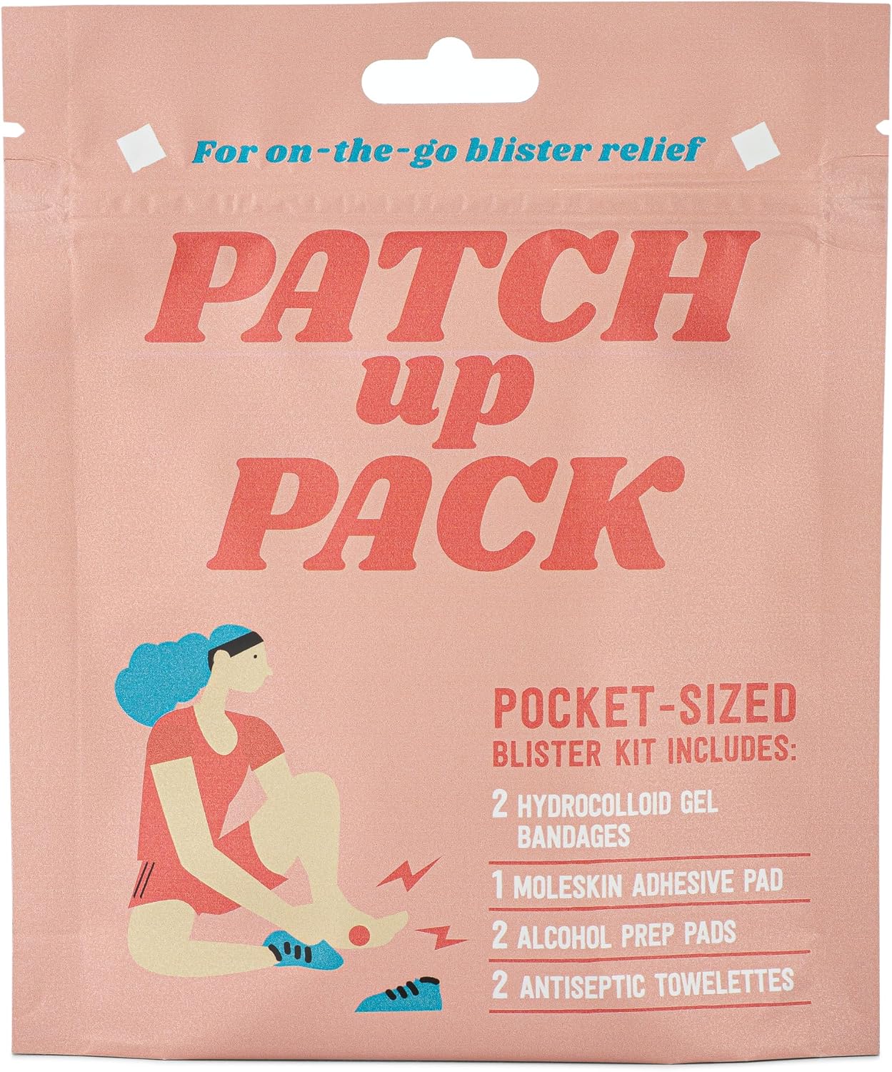 Kit parches ampolla portátil para correr acampar