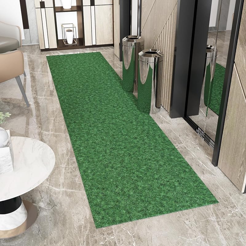 Tapete pasillo pelo 2'7x12' antiderrap interior exterior