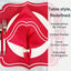 Set 4 Servilletas Lino Algodón 20x20pulg Color Rojo