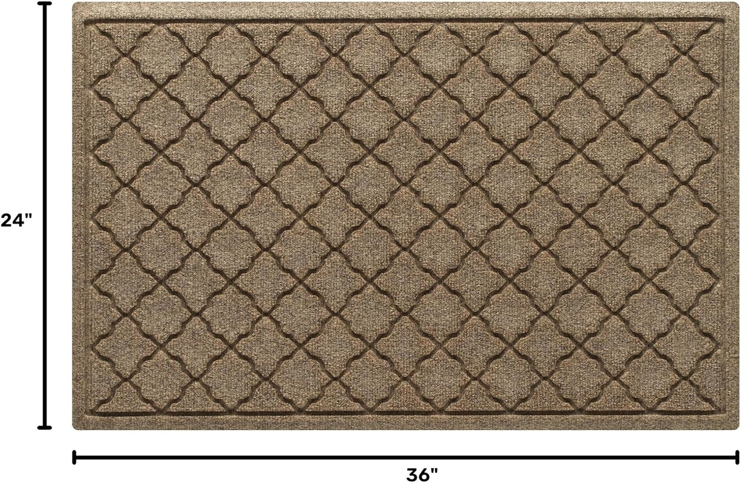 Tapete antiderrap 2x3ft interiores exteriores
