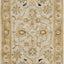 Alfombra lana oriental hecha a mano 2x3ft color azul