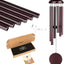 Campanillas viento exterior 32pulg tono profundo decoración