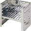 Grill kamado plegable 10.8x6.9pulg color plateado