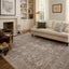 Alfombra acento taupe/marfil 2'3"x3'10" 0.38" pelo