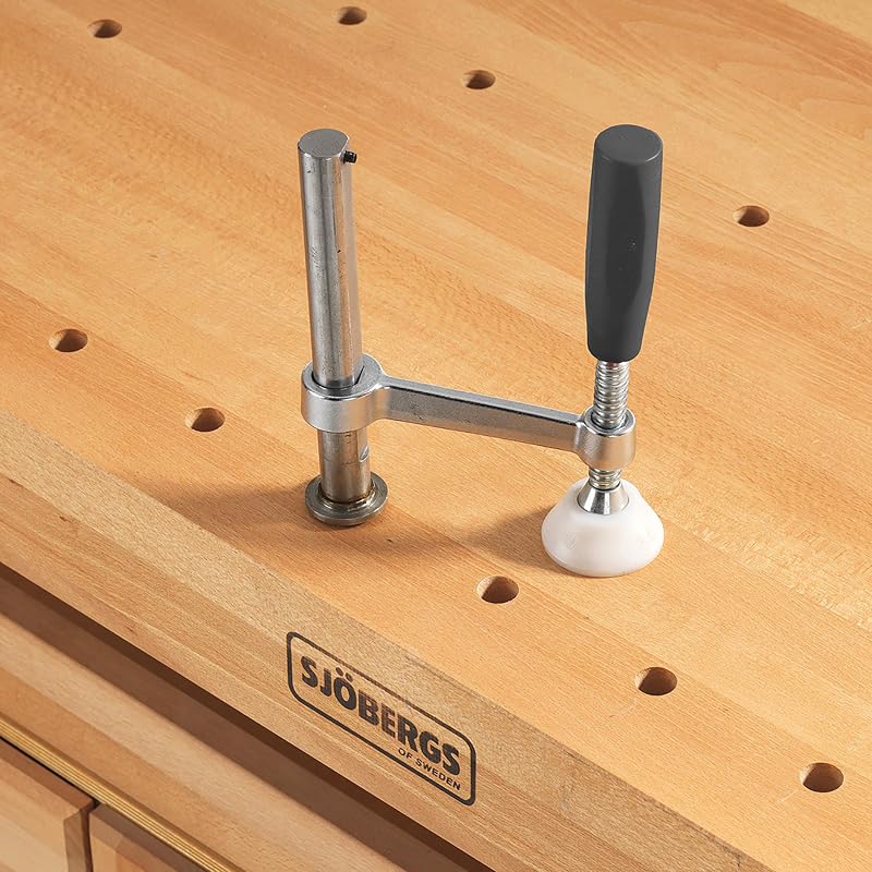 Soporte bancos trabajo 3/4" acero resistente Scandi Plus