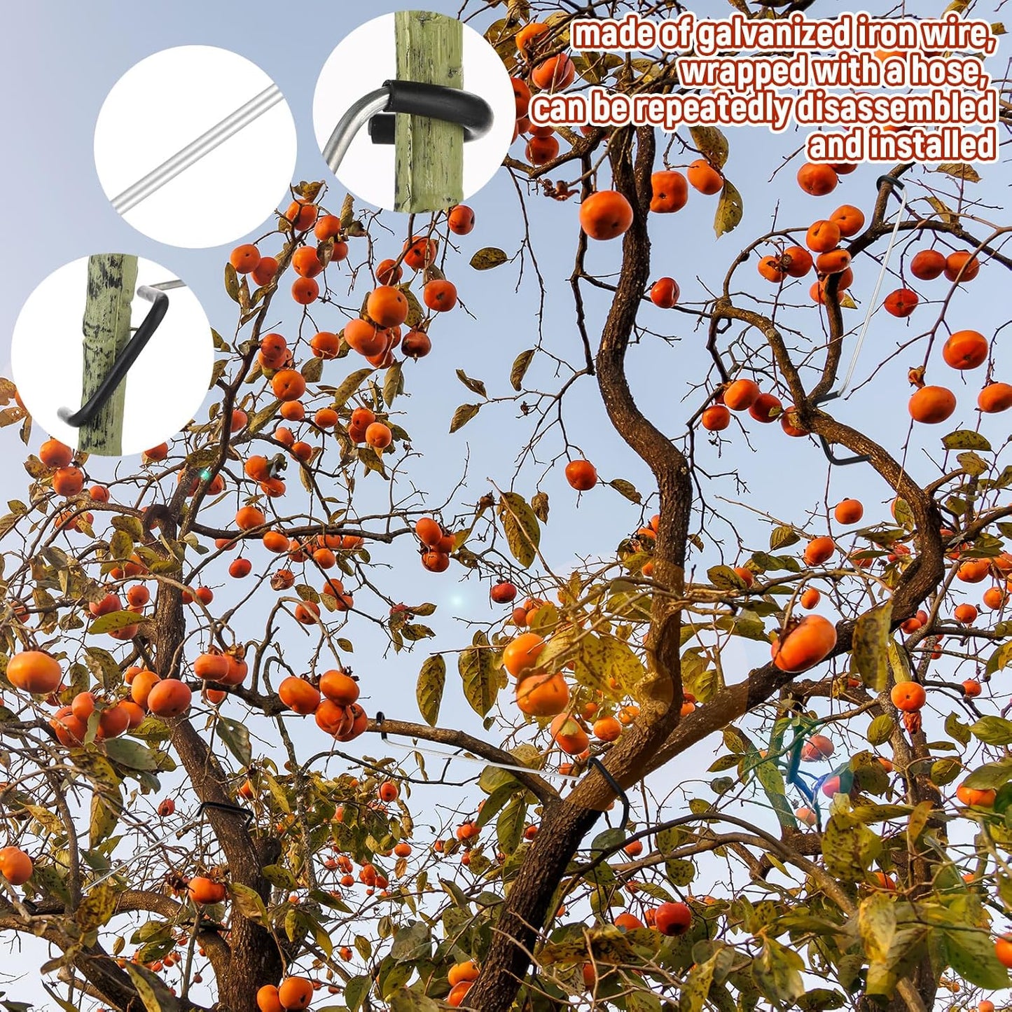 Esparcidor ramas frutales 10pulg plástico flexión