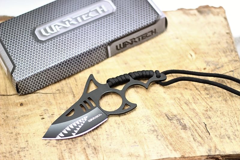 Cuchillo caza hoja fija tiburón 6pulg funda nylon