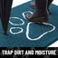 Tapete perro patas fangosas absorbente antiderrap lavable