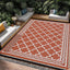 Alfombra exterior 8x10" impermeable plegable reversible