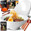 2 Tazones Cerámica Ramen 8pulg Apta Microondas
