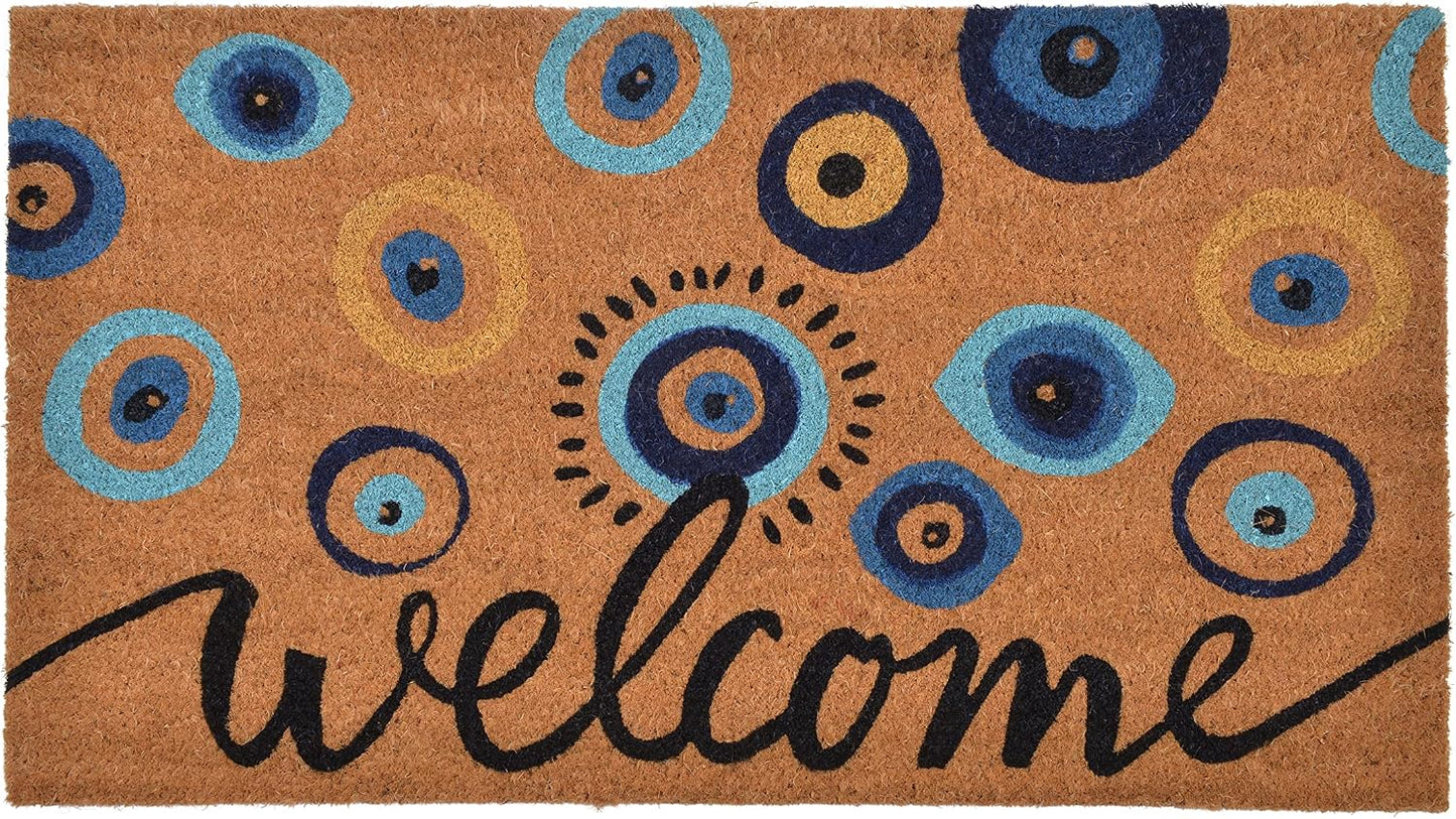 Alfombrillas para Puerta con Símbolo Evil Eye Decorativas