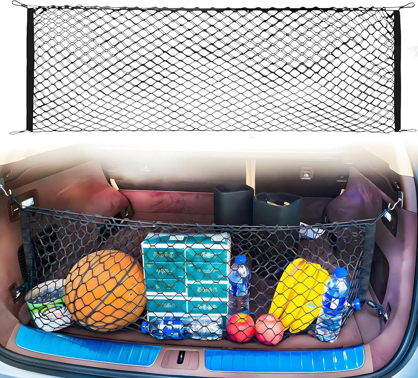 Red carga maletero comp Cadillac XT6 20-25 negro cierre