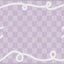 Alfombra educativa para niños 5x7ft6pulg color lavanda