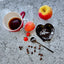 Soporte cuchara café forma corazón cerámica