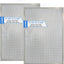 2 Filtros Campana Acero Inox 11-3/4x17-1/4pulg Nutone Allure 36