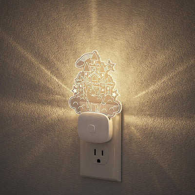 Luz nocturna RGB para niños con sensor 10 colores