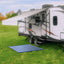 Tapete reversible exterior 8x20ft verde botánico