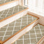 Alfombra antiderrap peldaños niños y perros 15uds beige