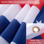 2 Banderines Estadounidense Plisados 5x1.5pies 4 Julio
