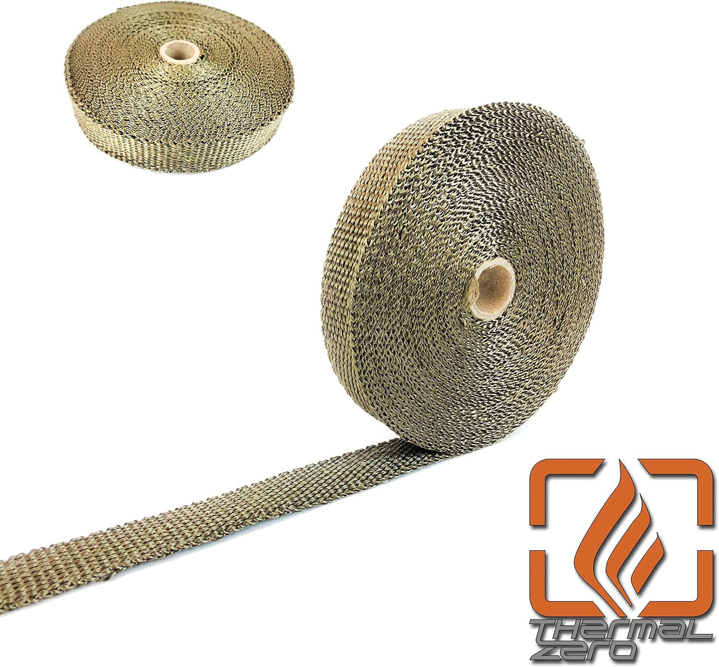 Rollo envoltura tubo escape LAVA titanio 1" x50pies 3000°F