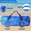 Bolsa buceo con cremallera azul para deportes