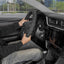 Funda piel volante auto 13.5-14.5" color negro