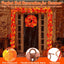 Guirnalda otoño enchufable 18ft 100 luces naranjas