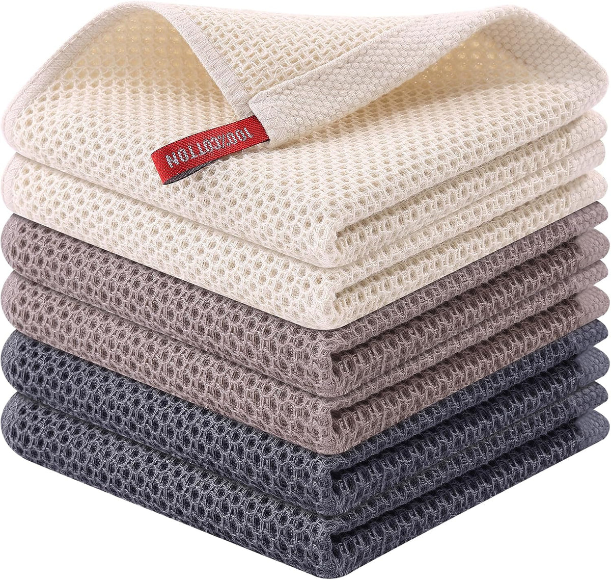 Paños cocina algodón tejido gofrado ultrasuave absorbente