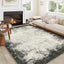 Alfombra 6x9ft color verde abstracta antiderrap
