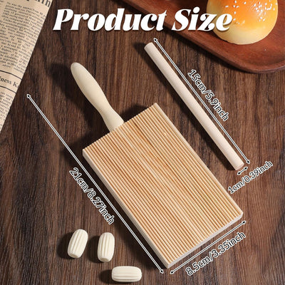 Tablas y ravioles de madera para hacer pasta casera