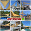 Toldo parasol triangular derecho 14x14x19.8pies color
